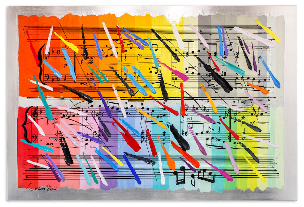 Colorful Notes - Calman Shemi - Eden Gallery