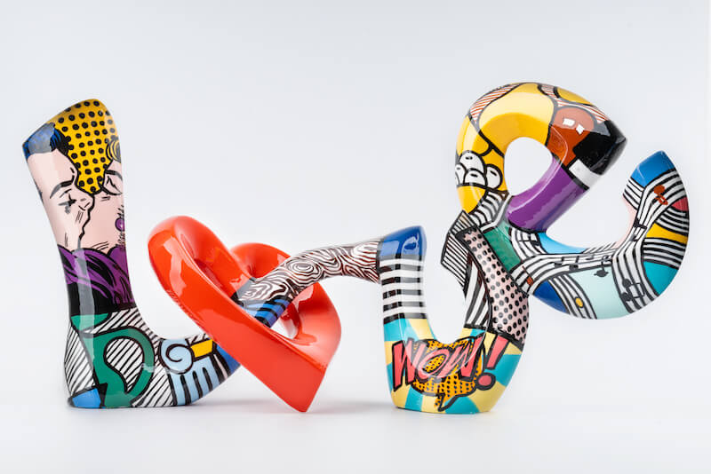 New Love - Homage to Lichtenstein