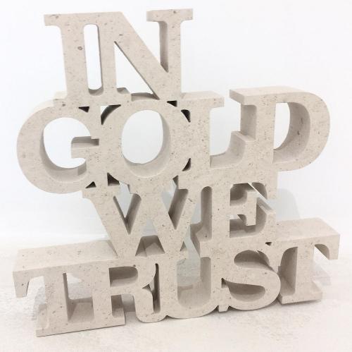 In Gold We Trust - Sculpture