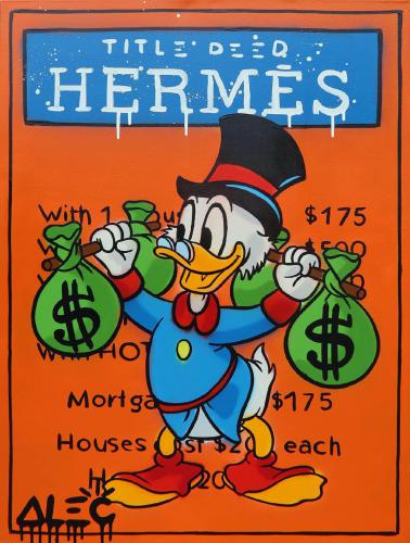Scrooge $ Bag Weights Hermes Title Deed