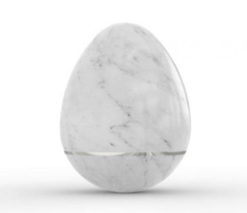 Bianco Carrara - Silver Egg