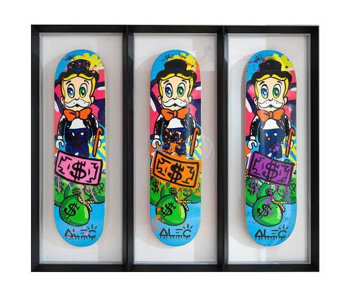 Skateboard Deck Triptych
